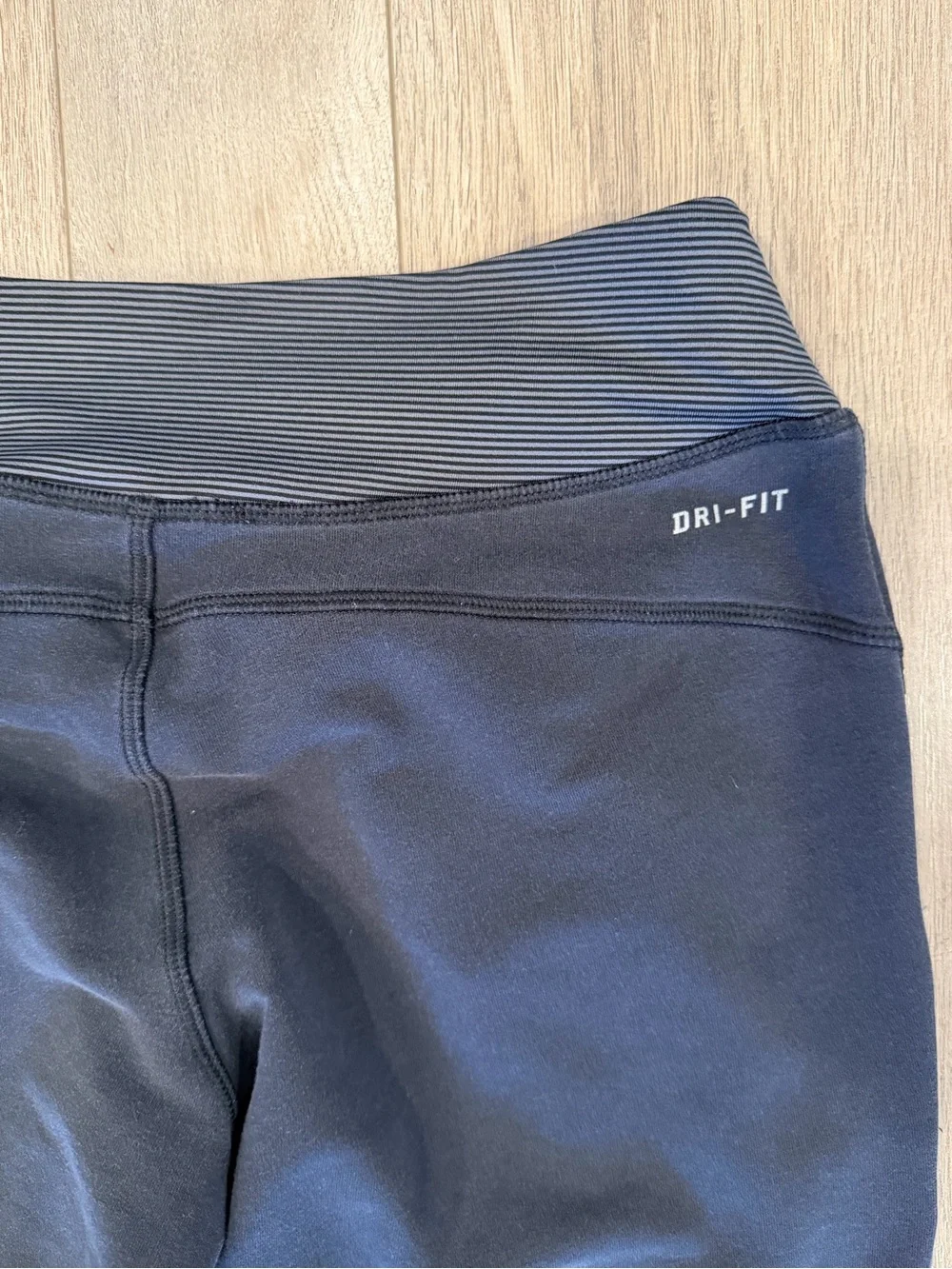 Nike Black Sweatpants with Silver Swoosh